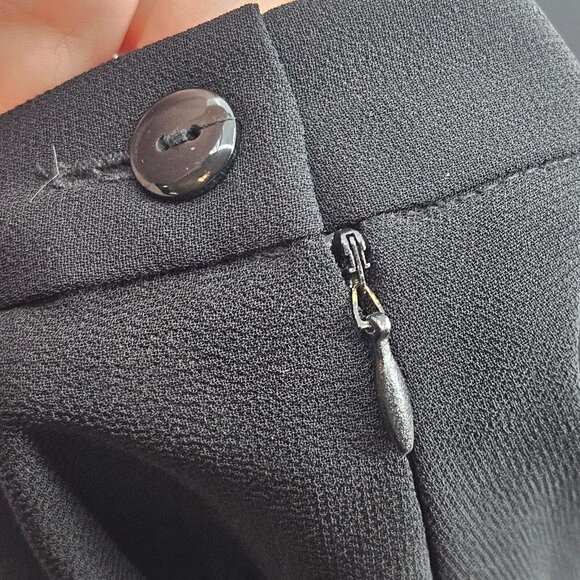 Joseph Ribkoff Trends Crepe Layered Palazzo Pants Black Women’s Size 12 Cocktail - Picture 10 of 13